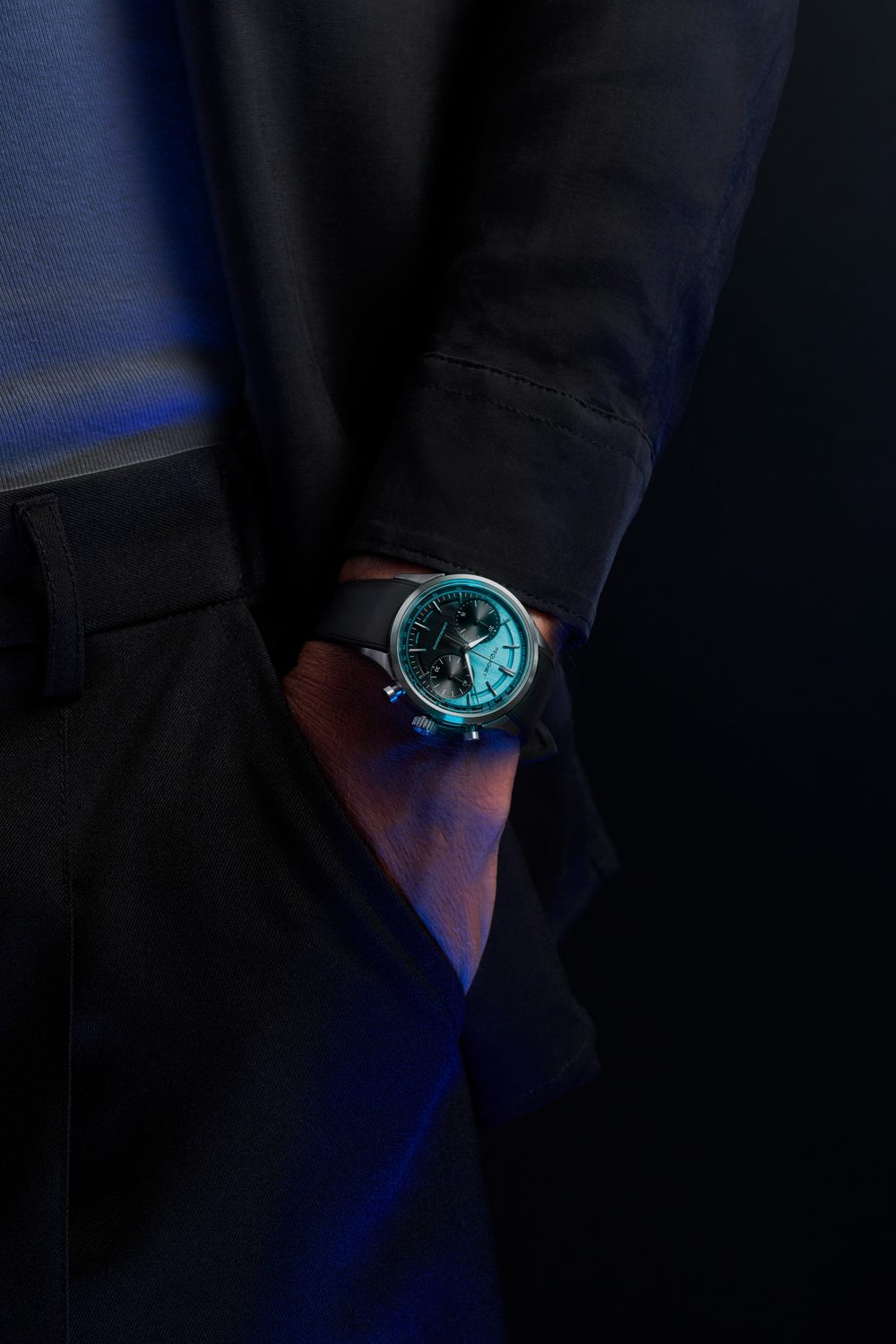Royale Paris Chrono BPM being worn